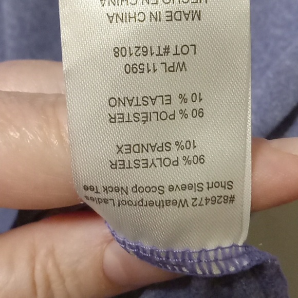 Weatherproof purple top Lg - Picture 4 of 6